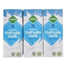 Melkan Halfvollemelk 6x200ml