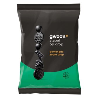Gwoon Gemengde Zoete Drop 400gr