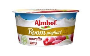 Almhof Roomyoghurt Morello Kers 150g