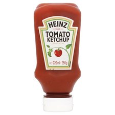 Heinz Tomato ketchup top down