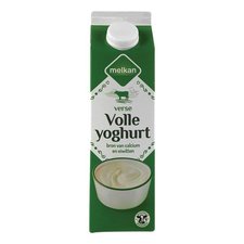 Melkan Volle yoghurt 1Liter
