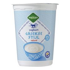Melkan Griekse Stijl Yoghurt 0% vet 500g