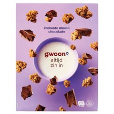 Gwoon Krokante Muesli Chocolade