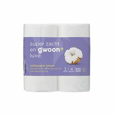 Gwoon Toiletpapier 3-lgs katoen