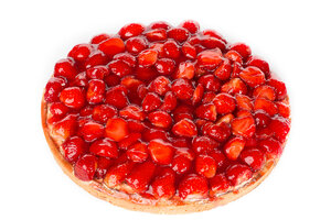 s.b. aardbeien vlaai heel