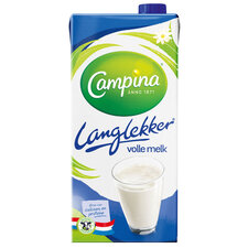 Campina Lang Lekker Volle melk 1ltr
